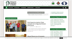 Desktop Screenshot of ajedrezalmeria.es
